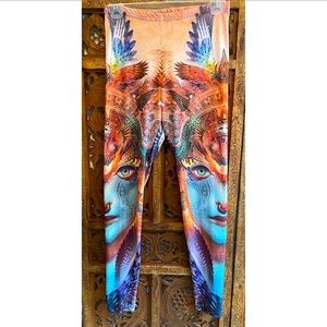 Android Jones - Dharma Dragon sublimation print leggings